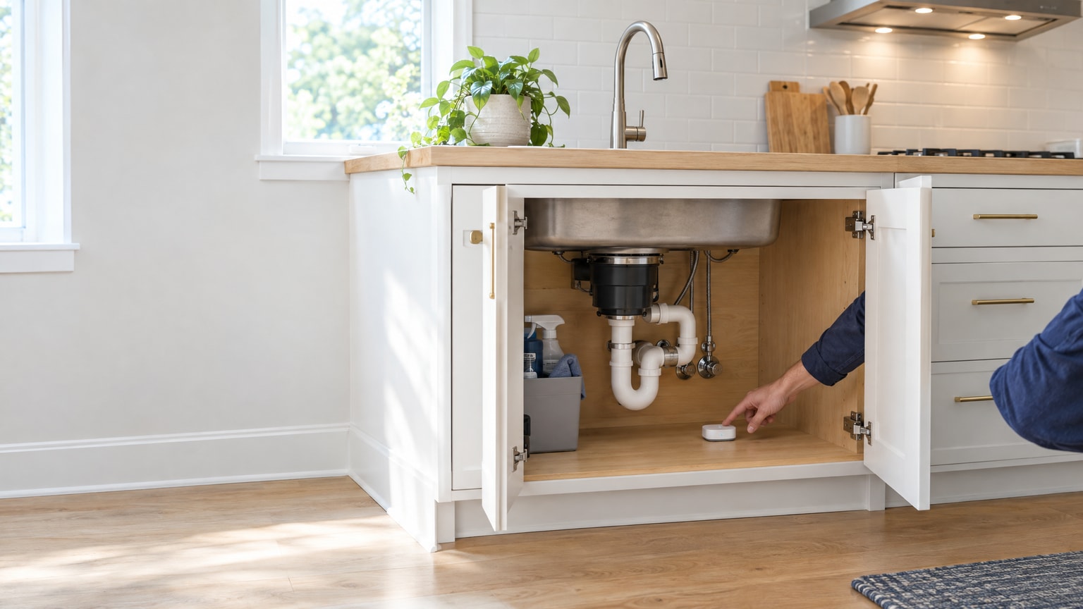 Kitchen with moisture-prone areas