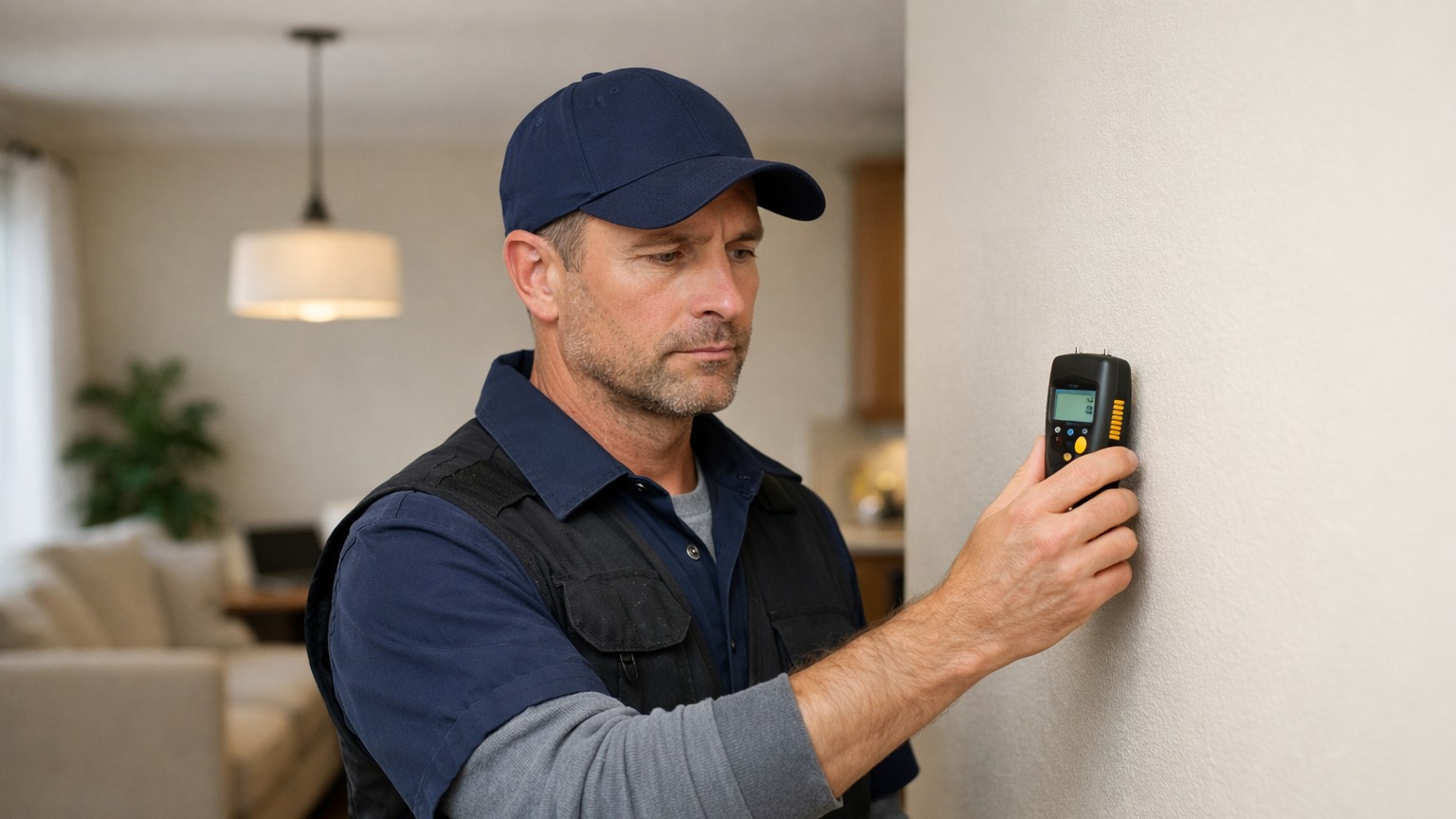 Property inspection for moisture risks