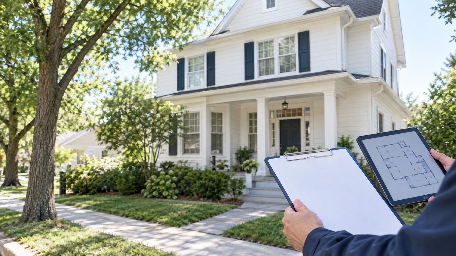 Investor evaluating a property
